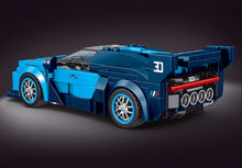 Lade das Bild in den Galerie-Viewer, Blauer Sportwagen