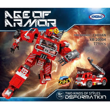 Lade das Bild in den Galerie-Viewer, 2 in 1 Feuerwehrroboter
