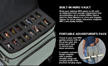Lade das Bild in den Galerie-Viewer, ENHANCE Tabletop Adventurer&#39;s Travel Bag Silver NO
